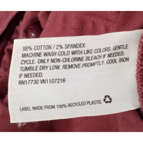 The Nines by Hatch Womens Overalls Pants Pockets Red Maternity Racerback Size 8 - Picture 6 of 7